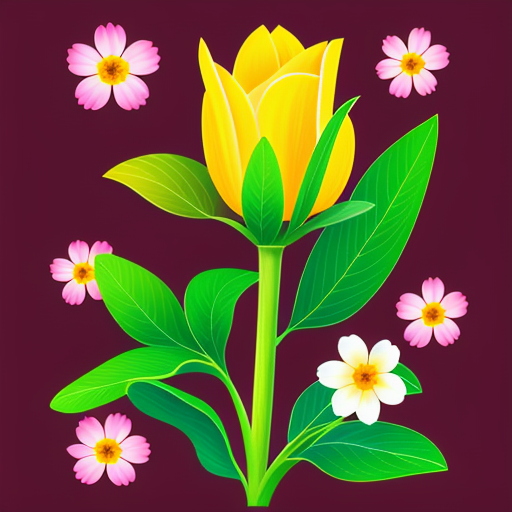 バーバスカムの花を使った臨機応変な態度の表現方法