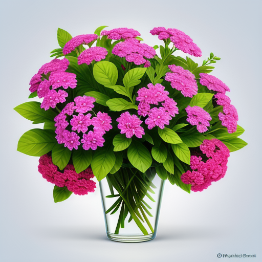 バーベナの花を使ったアレンジメントのアイデア