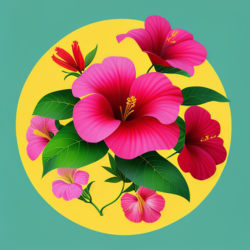 鳳仙花を使ったアレンジメントのアイデア