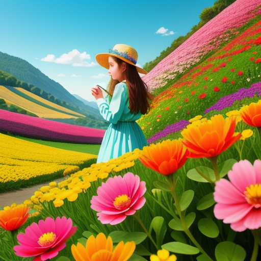 ポーチュラカの花を愛でる