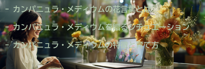 カンパニュラ・メディウムを贈る時のシチュエーションの要点まとめ