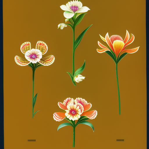 アカンサスの花を使った美術作品の例