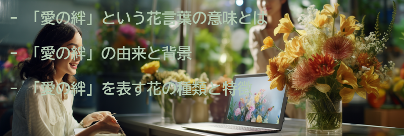 「愛の絆」という花言葉の意味とはの要点まとめ