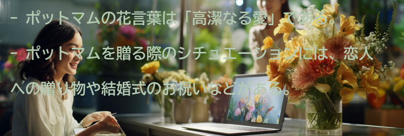 ポットマムを贈る際のシチュエーションの要点まとめ