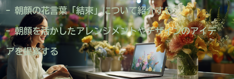 朝顔の花言葉「結束」を活かしたアレンジメントやデザインのアイデアの要点まとめ