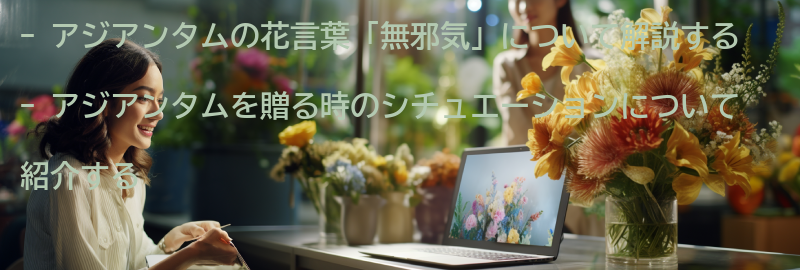 アジアンタムを贈る時のシチュエーションの要点まとめ