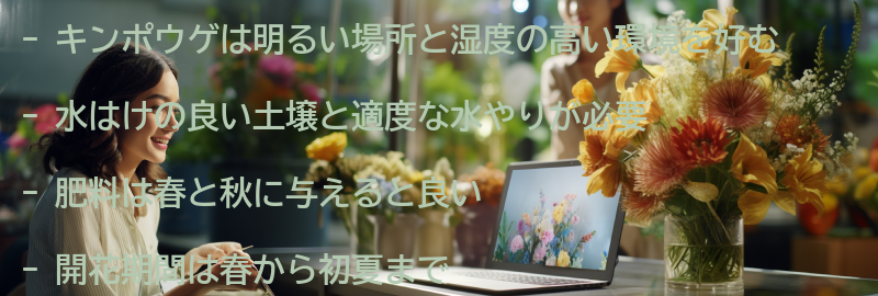 キンポウゲの育て方とおすすめの場所の要点まとめ
