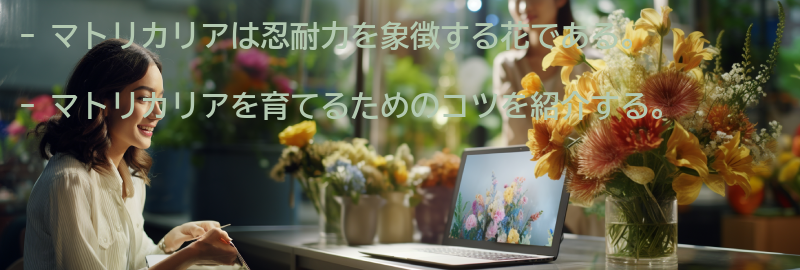 マトリカリアを育てるコツの要点まとめ