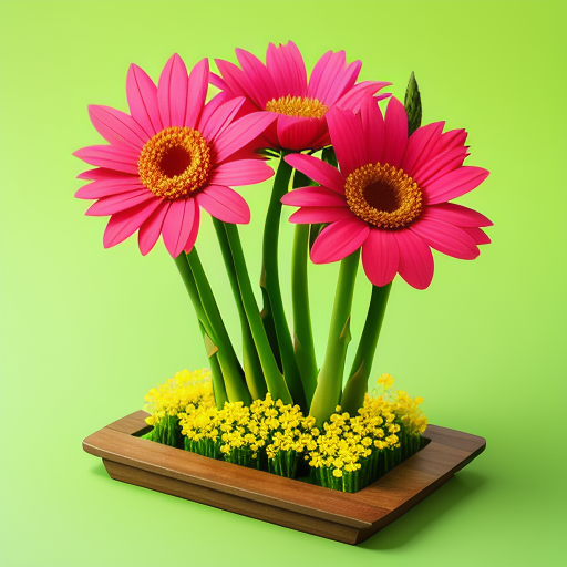 アスパラガスの花を使ったアレンジメントのアイデア