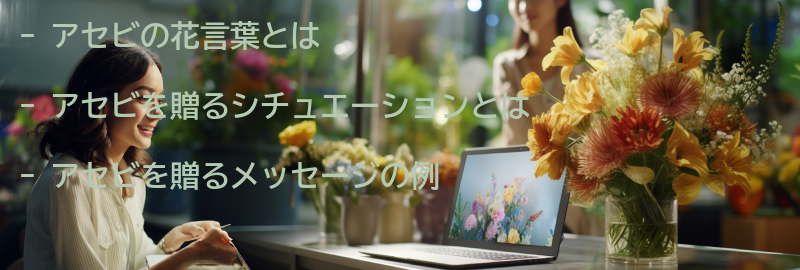 アセビを贈るシチュエーションとメッセージの例の要点まとめ