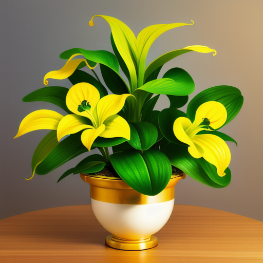 パフィオペディルムを使ったアレンジメントのアイデア