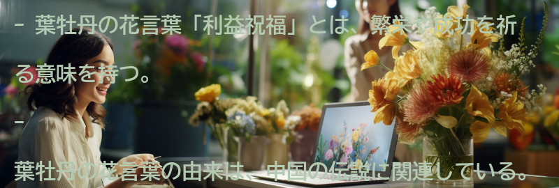 「利益祝福」という花言葉の意味とはの要点まとめ