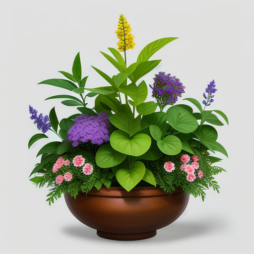 アジュガを使ったアレンジメントの作り方