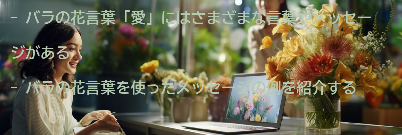 バラの花言葉「愛」を伝える言葉やメッセージの例の要点まとめ