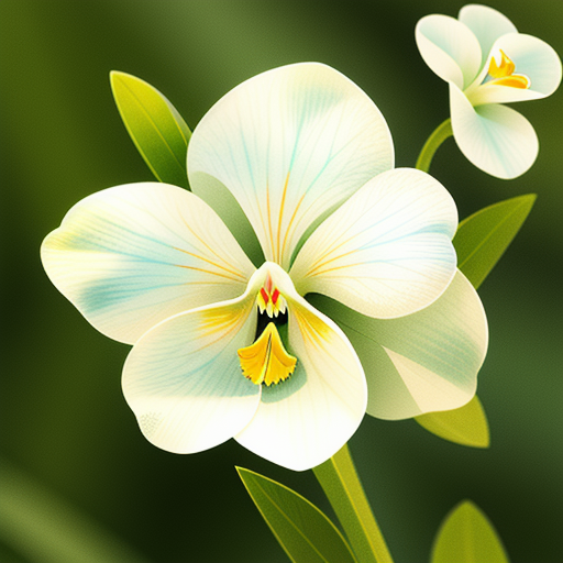 ビオラ（白）の意味と象徴するもの