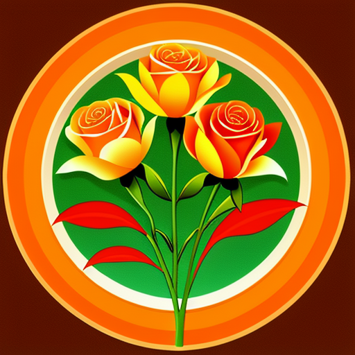 バラ(オレンジ)の花言葉を持つ有名人や作品の紹介