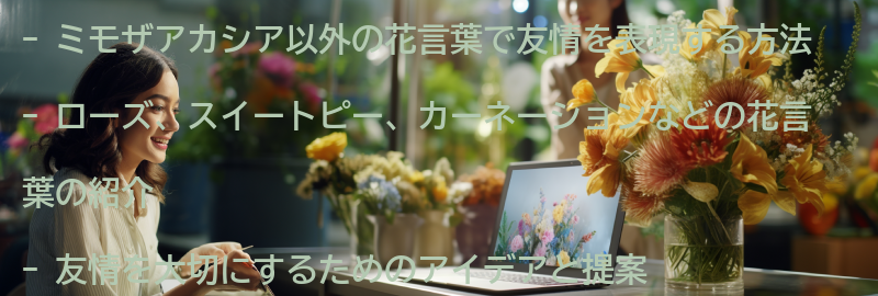 ミモザアカシア以外の友情を象徴する花言葉の要点まとめ