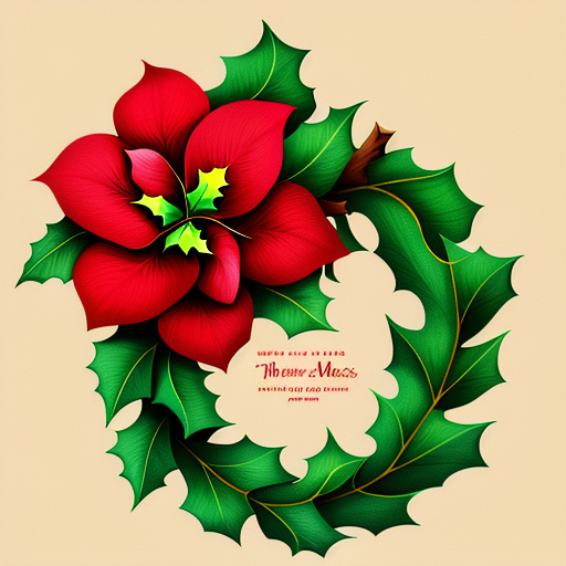 クリスマスホーリーの花言葉を活かしたメッセージの例