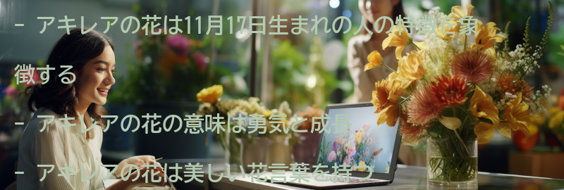 アキレアの花に込められた意味とは？の要点まとめ