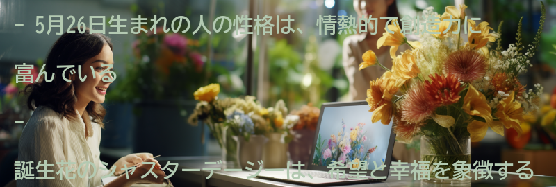 5月26日生まれの人にぴったりの贈り物とアドバイスの要点まとめ