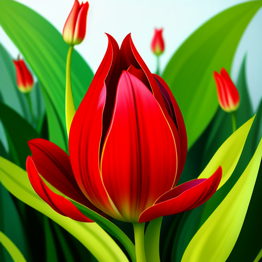 チューリップ(赤)の誕生花の意味とは？
