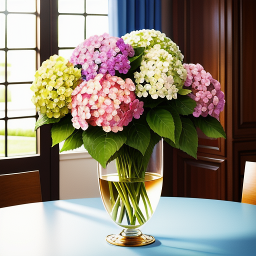 紫陽花を使ったインテリアアイデア