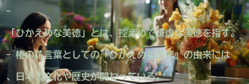 「ひかえめな美徳」とはどういう意味かの要点まとめ