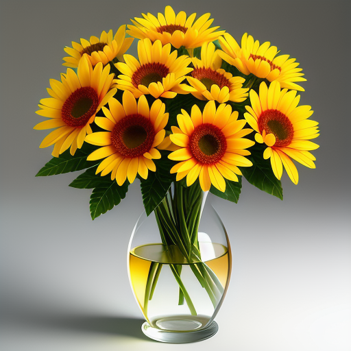 オオギクの花を使ったアレンジメントのアイデア