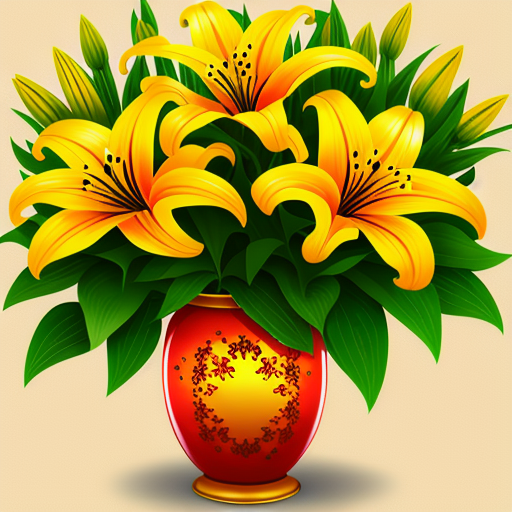 テッポウユリを使ったアレンジメントのアイデア