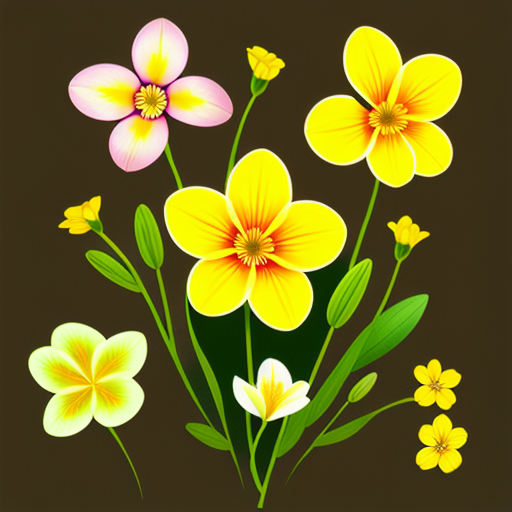 オキザリスの花言葉を持つ他の花との組み合わせ