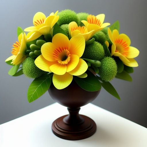 フェイジョアの花を使ったアレンジメントのアイデア