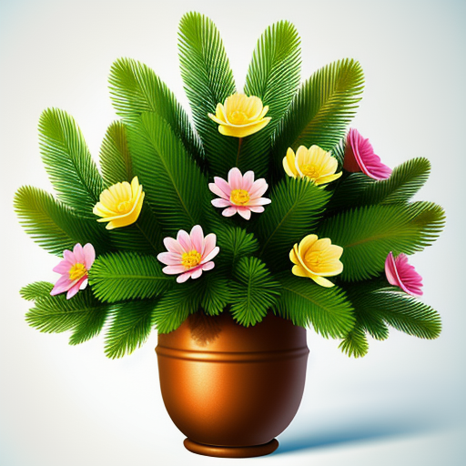 トウヒの花を使ったアレンジメントのアイデア