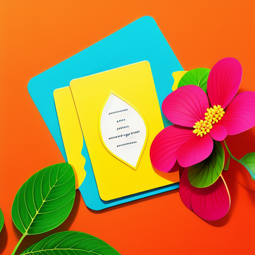 ランタナの花言葉を活かしたメッセージカードの書き方