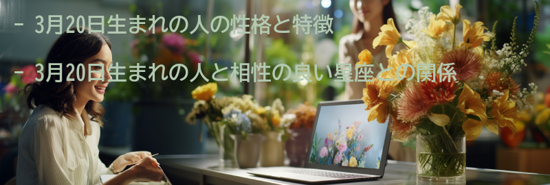3月20日生まれの人と相性の良い星座との関係の要点まとめ