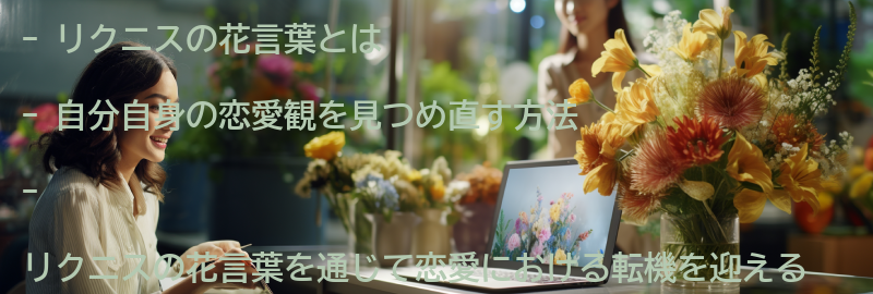 リクニスの花言葉を通じて自分自身の恋愛観を見つめ直す方法の要点まとめ