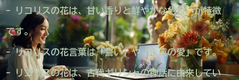 リコリスの花の特徴と由来の要点まとめ