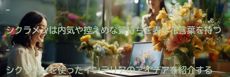 シクラメンを使ったインテリアのアイデアの要点まとめ