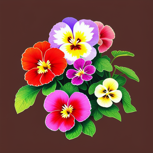 パンジーゼラニウムの花の意味と特徴