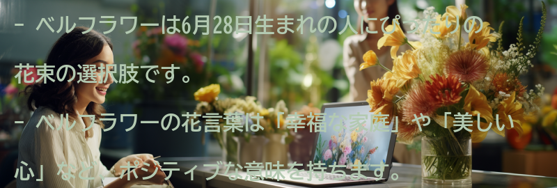 ベルフラワーの花束を贈る意味と効果の要点まとめ