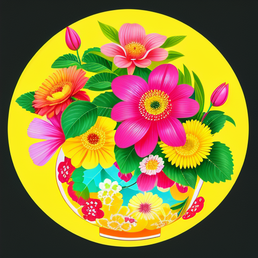 花の美しさと鮮やかさ