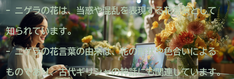 ニゲラの花を通じて自分自身を表現する方法の要点まとめ