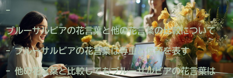 他の花言葉との比較の要点まとめ