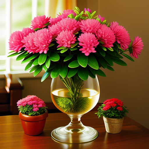 シャクナゲを使ったアレンジメントのアイデア