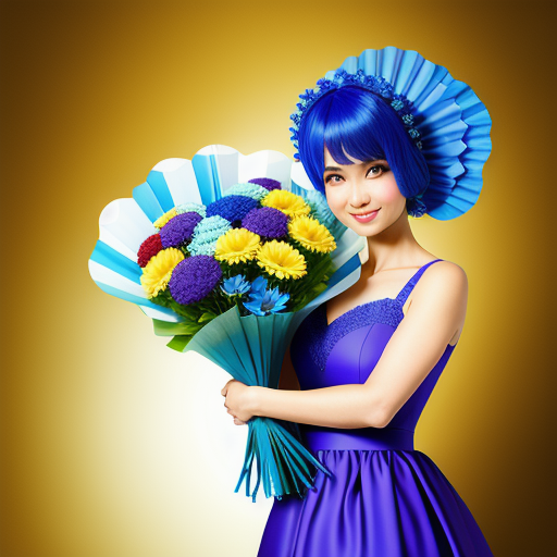 ブルーファンフラワーを贈る時のシチュエーション