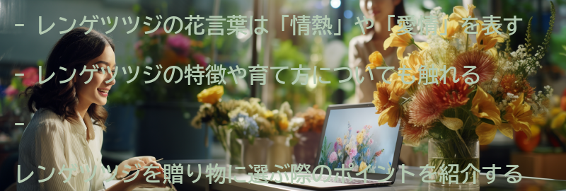 レンゲツツジの花言葉を知って、新たな意味を込めた贈り物をしよう！の要点まとめ