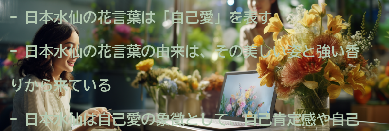 日本水仙の花言葉の由来の要点まとめ