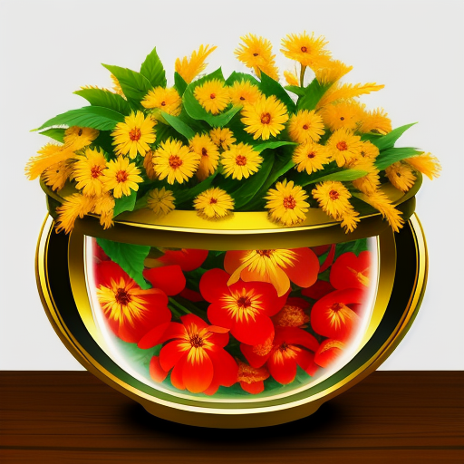 ハクセンの花を使ったアレンジメントのアイデア