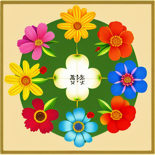 アカツメクサと他の花の組み合わせによる花言葉の表現方法