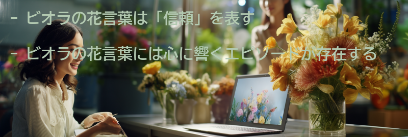 ビオラの花言葉を知って心に響くエピソードの要点まとめ