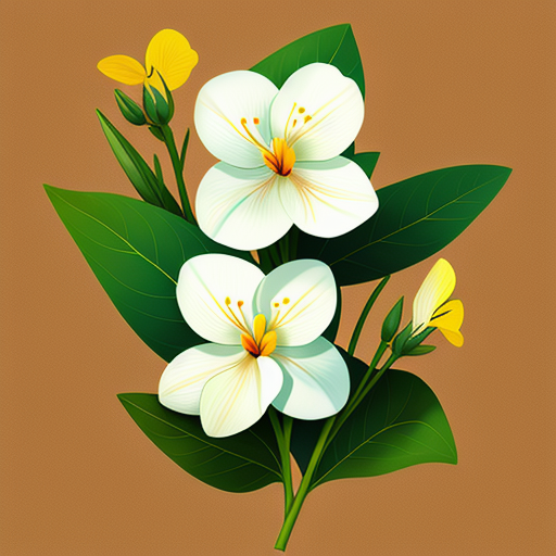 ビオラ(白)の花と他の花言葉の組み合わせ